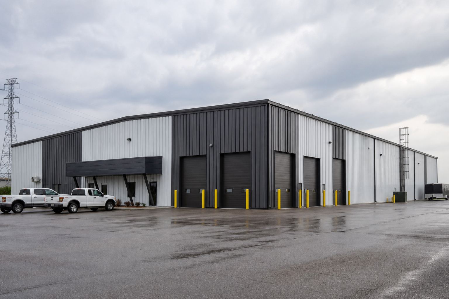 Industrial steel plant in Hamilton